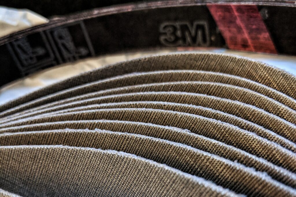 3M Trizact belts closeup