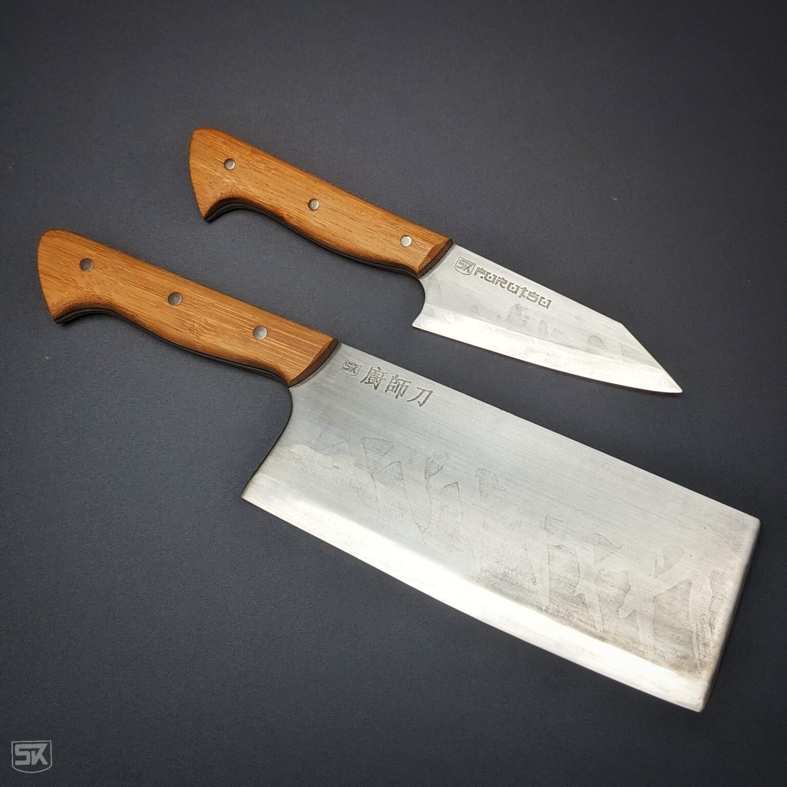 How I made two Asian style kitchen knives with a Hamon Simply Knives